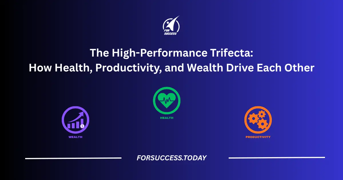The High-Performance Trifecta: How Health, Productivity, and Wealth Drive Each Other